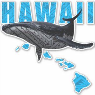 ADESIVO HAWAII, ILHAS HAWAII DO HAWAII TRIBAL POLINESIANO
