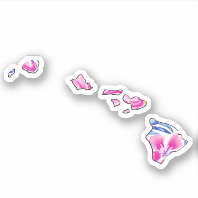 Adesivo Hawaii - Summer Sticker - Lilly Inspirou (Frente)