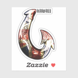 Adesivo Hawaii Tribal Hook HIFlag