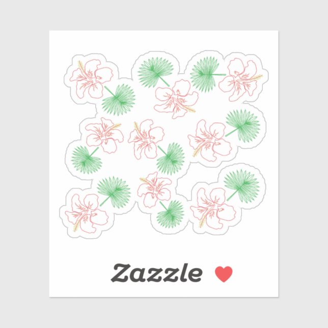 Adesivo Hawaiian 02 (Folha)