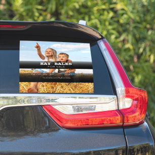 Adesivo Hay Bales Venda Vedante De Veículo Da Empresa