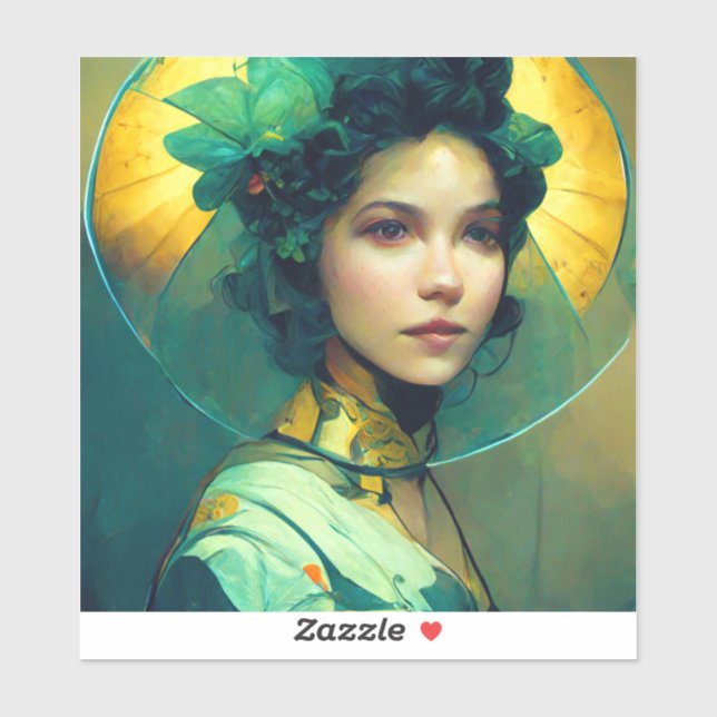 Adesivo Headdress Fantasy Sci-Fi (Folha)