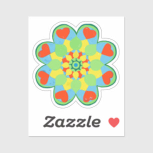 Adesivo Heart Mandala