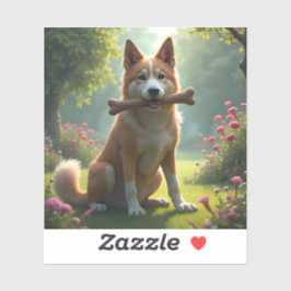 Adesivo Heart Of A Hound - Square Vinyl