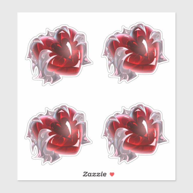 Adesivo Heart sticker (Folha)