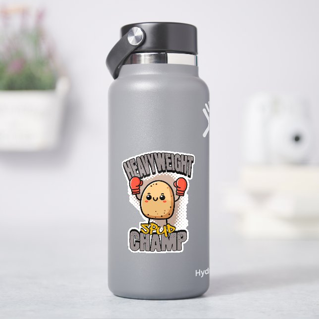 Adesivo Heavyweight Spud Champ Boxing Potato  (HidroFlask)