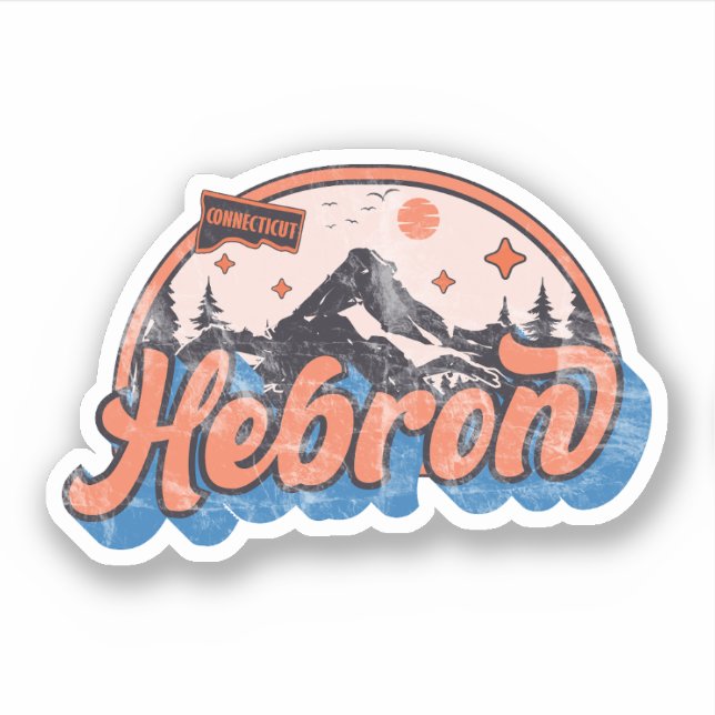 Adesivo Hebron, Connecticut (Frente)