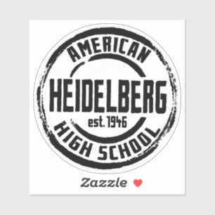 Adesivo Heidelberg American Segundo grau Vinnyl Sticker