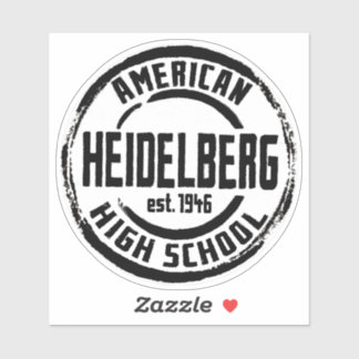 Adesivo Heidelberg American Segundo grau Vinnyl Sticker