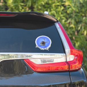 Adesivo Helicóptero Stickers Diversão Helicóptero Presente