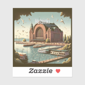 Adesivo Helsínquia Finlândia 3 Inch Vinyl Sticker