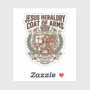 Adesivo Heráldica de Jesus Brasão de Armas Jesus Heráldica