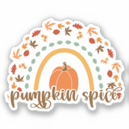 Adesivo Herbst Aufkleber Pumpkin Spice