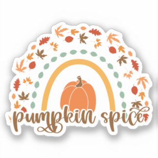 Adesivo Herbst Aufkleber Pumpkin Spice