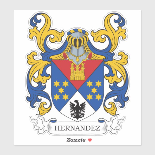 Adesivo Hernandez Family Crest (Folha)