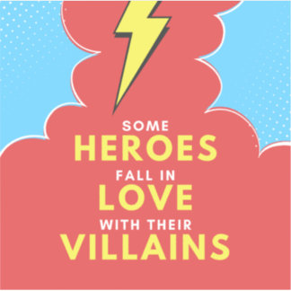 Adesivo Heroes Love Villains - Vestido