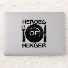 Adesivo Heróis do Decal da Fome