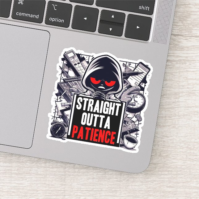 Adesivo hetero legal fora da paciência (Detalhe)