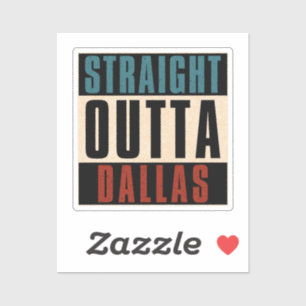 Adesivo Hetero Outta Dallas Texas TX EUA