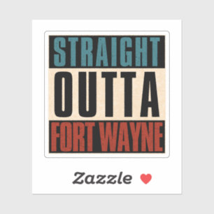 Adesivo Hetero Outta Fort Wayne Indiana EM