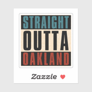 Adesivo Hetero Outta Oakland California CA