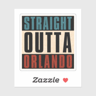 Adesivo Hetero Outta Orlando Florida FL