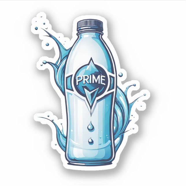 Adesivo Hidratação Prime, Acordar até bom humor todos os d (Frente)