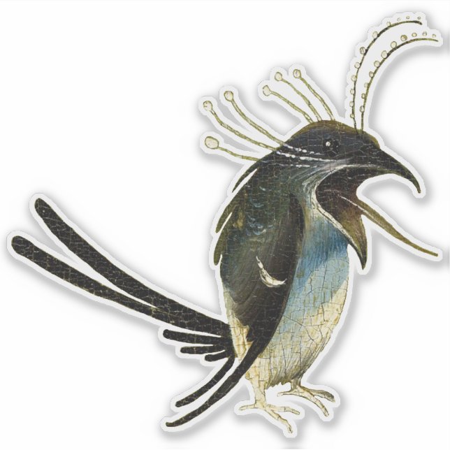 Adesivo Hieronymus Bosch Bird Vinyl Sticker (Frente)