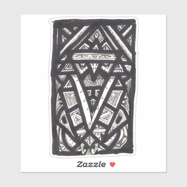 Adesivo Hierophant, por Brian Benson, vinil sticker (Folha)