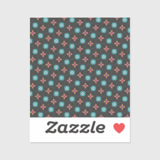 Adesivo High-Contrast Black and Neon Sticker