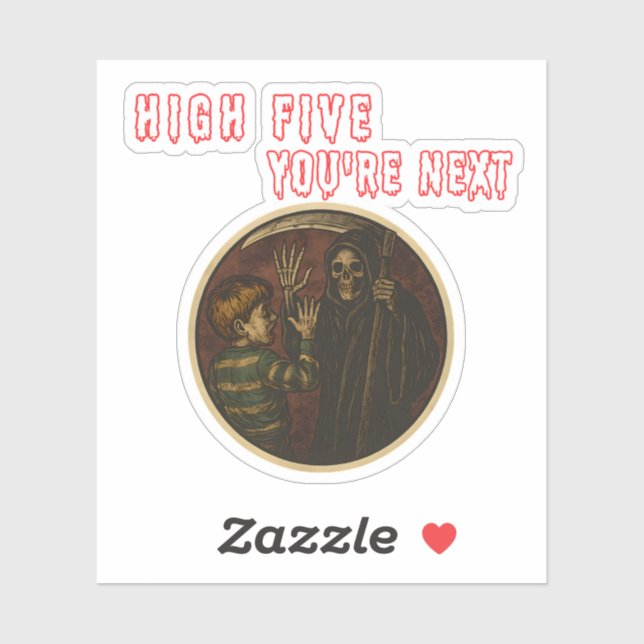 Adesivo High Five from Death – You're Next  (Folha)