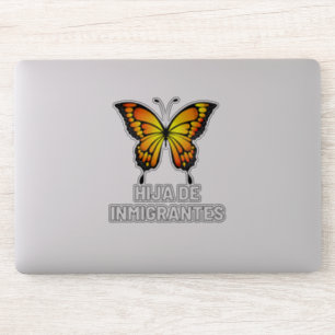 Adesivo Hija De Inmigrantes Monarca Butterfly Sticker