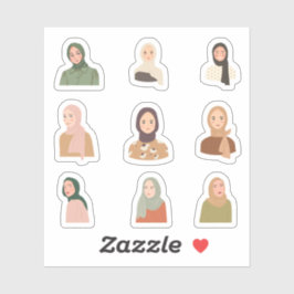 Adesivo Hijab Stickers