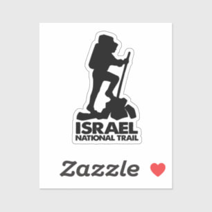 Adesivo Hike - Israel - Caminho Nacional - Sticker