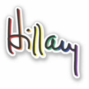 Adesivo Hillary Clinton Orgulho gay Sticker