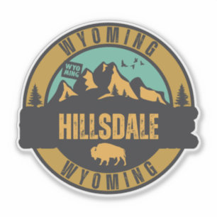 Adesivo Hillsdale, Wyoming