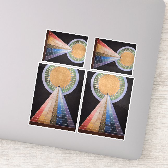 Adesivo Hilma Af Klint, Altarpart No.1, Abstrato Art (Detalhe)