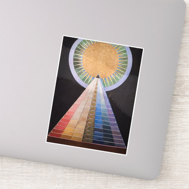 Adesivo Hilma Af Klint, Altarpart No.1, Abstrato Art (Detalhe)