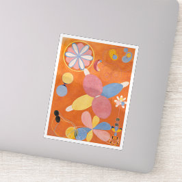 Adesivo Hilma Af Klint, Os Dez Maiores No4, Abstrato Art