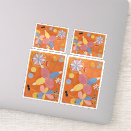 Adesivo Hilma Af Klint, Os Dez Maiores No4, Abstrato Art