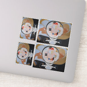 Adesivo Hilma Af Klint, The Evolution No.13, Abstrato Art