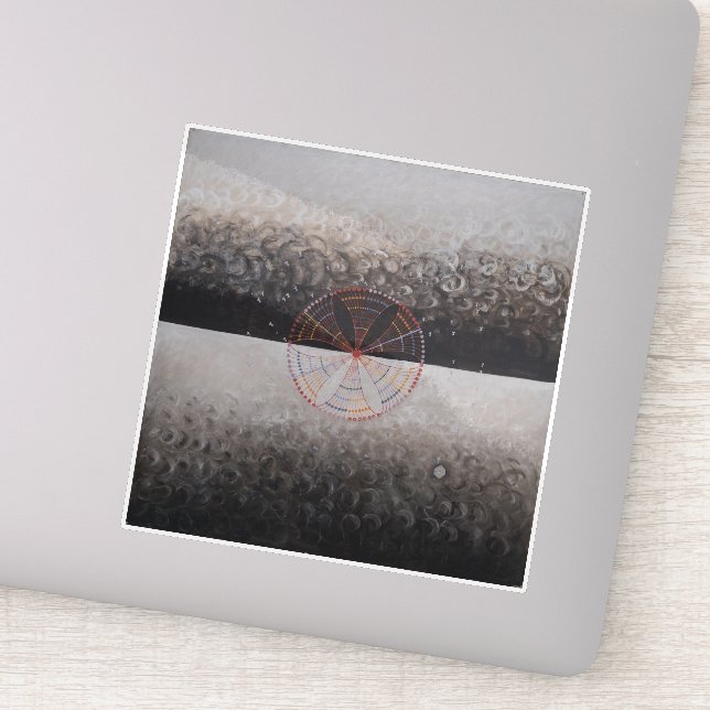 Adesivo Hilma Af Klint, The Swan No.10, Abstrato Art (Detalhe)