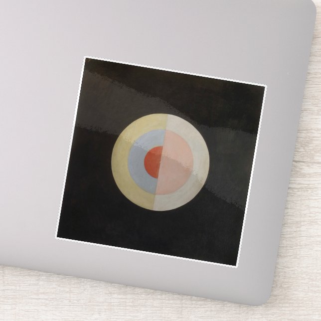 Adesivo Hilma Af Klint, The Swan No.16, Abstrato Art (Detalhe)