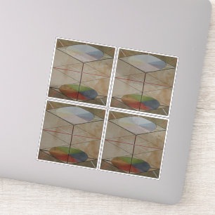 Adesivo Hilma Af Klint, The Swan No.23, Abstrato Art