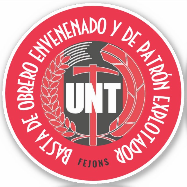 Adesivo Himno del trabajo (Frente)