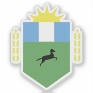 Adesivo Hipólito Yrigoyen casaco de armas, Argentina