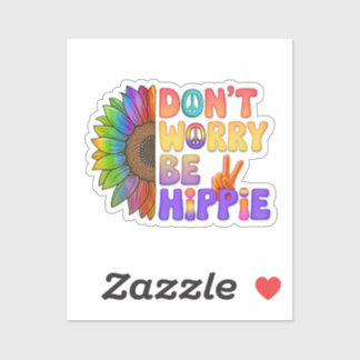 Adesivo Hippie Personalizado de Paz de Lama