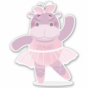 Adesivo Hippo Ballerina