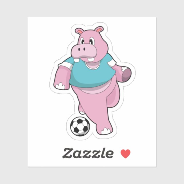 Adesivo Hippo como jogador de futebol com Soccer.PNG (Folha)