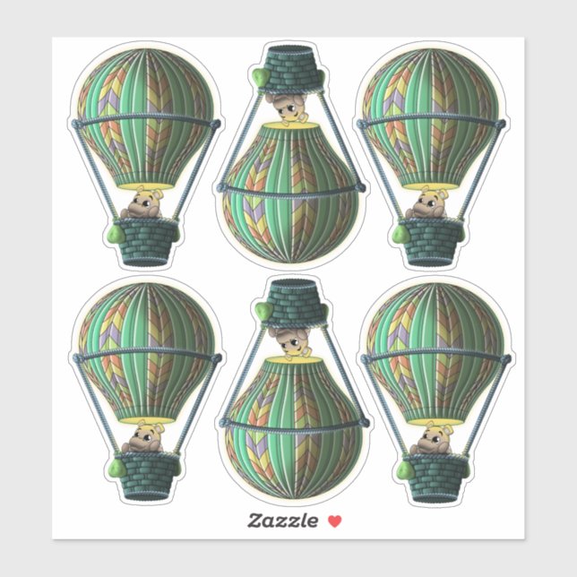 Adesivo Hippos (Folha)